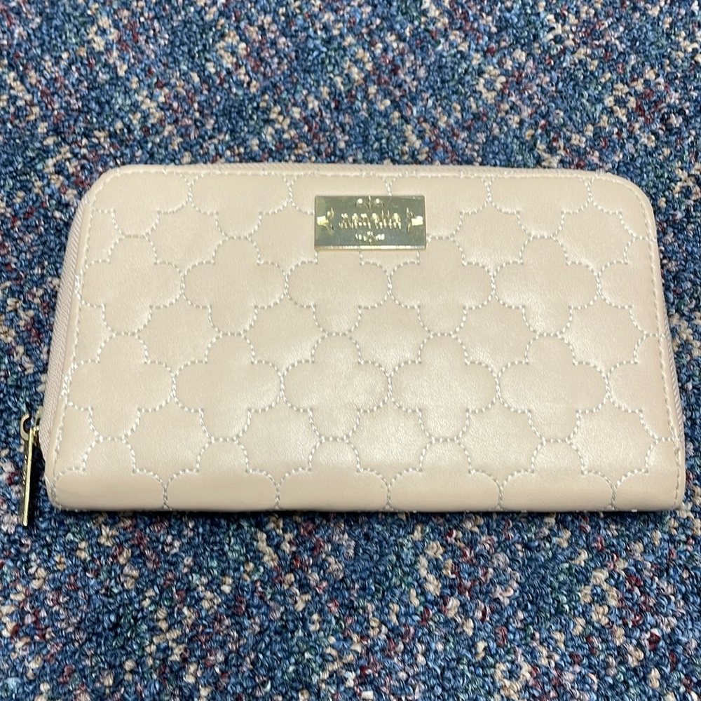 Gently used Nanette Lepore wallet Cream Color